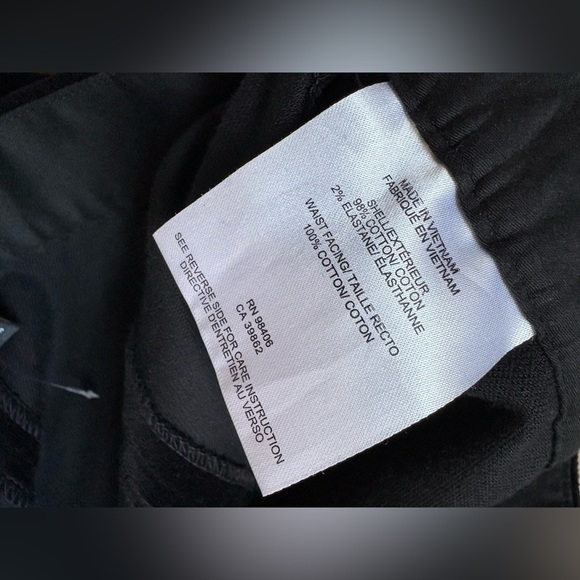 NWOT - Theory Trinwell Stretch Velvet Pants in Black - Size 4 - Picture 4 of 5